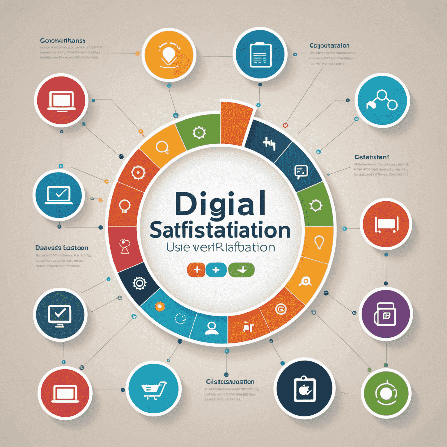 A graph showing the positive correlation between convenience in digital interfaces and user satisfaction levels. The image includes icons representing various convenient features of modern web platforms.